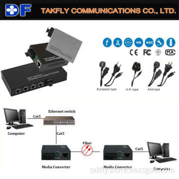 Good Price RJ45 Copper to Fiber Ethernet Optic Media Converter